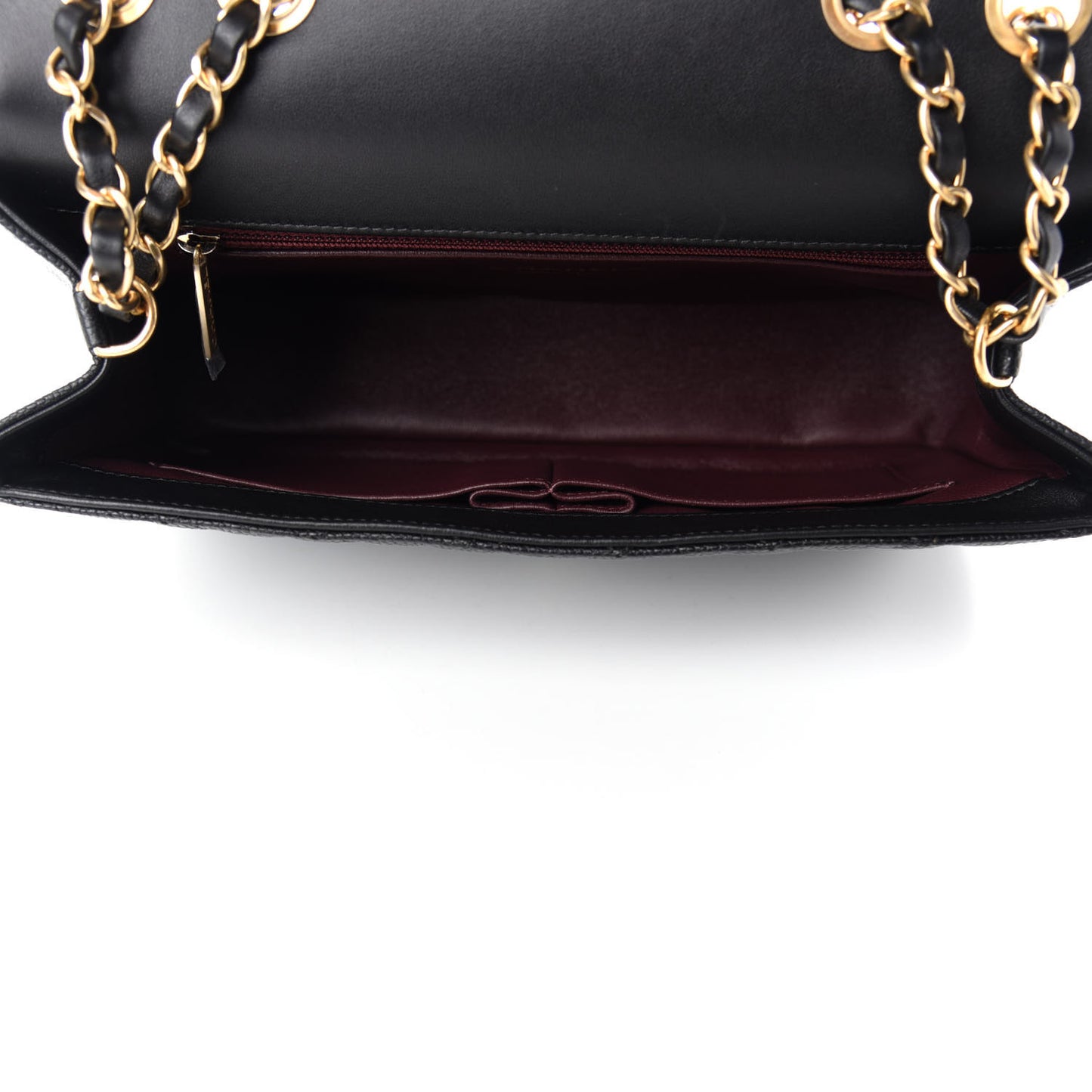 Caviar Quilted Medium CC Filigree Flap Black