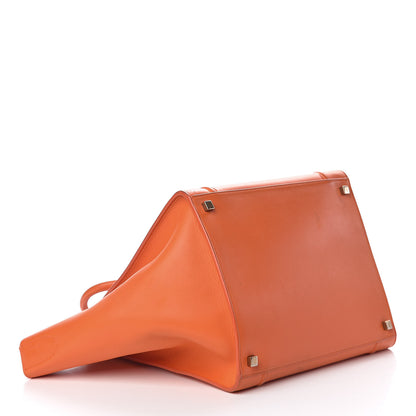 Celine Supple Calfskin Medium Phantom Luggage Orange 4 of 24
