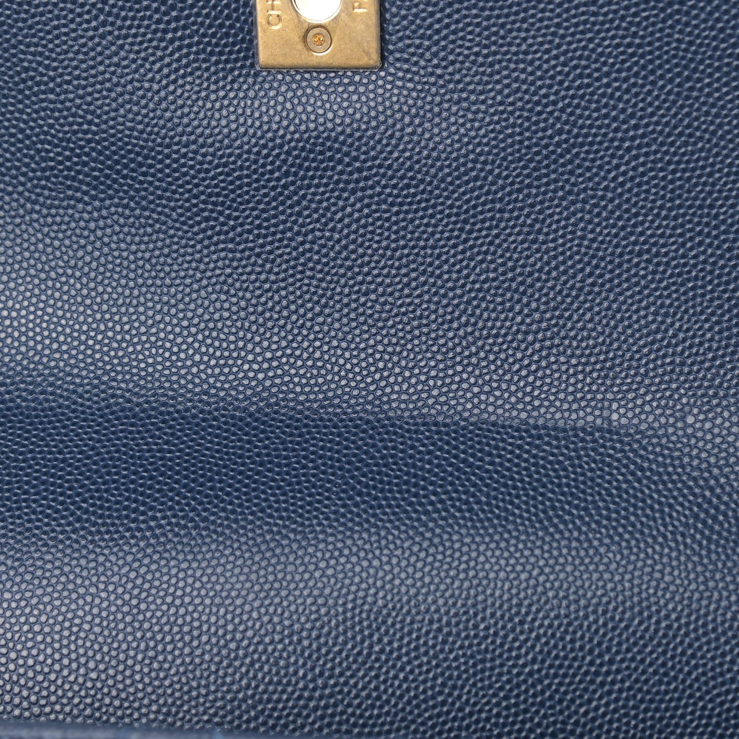Chanel Caviar Quilted Mini Coco Handle Flap Navy Blue 10 of 12