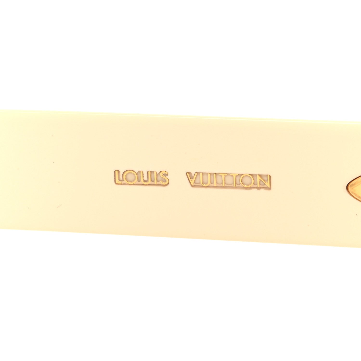 Louis Vuitton Acetate LV Moon Square Sunglasses Z1652E White 5 of 8