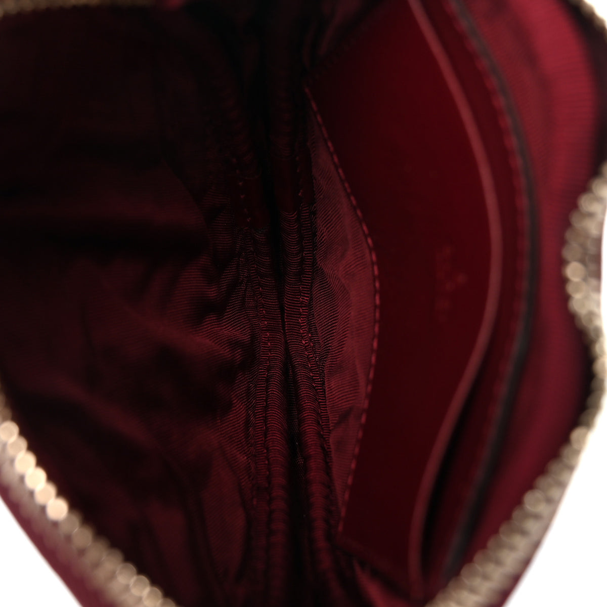 Gucci Calfskin Matelasse Diagonal Mini Interlocking G Heart Shoulder Bag Rosso Ancora 5 of 10