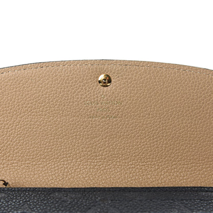 Louis Vuitton Empreinte Emilie Wallet Black Dune 6 of 7