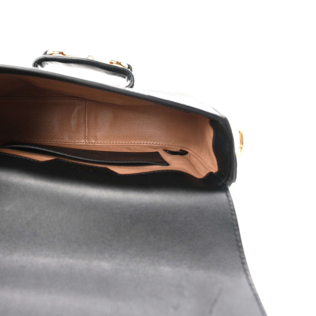 Gucci Lizard Mini Horsebit 1955 Shoulder Bag Black 5 of 11