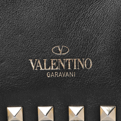 Valentino Garavani Vitello Mini Rockstud Flap Saddle Crossbody Bag Black 7 of 7
