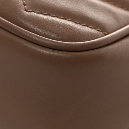 Gucci Calfskin Matelasse Mini GG Marmont Chain Shoulder Bag Porcelain Rose 14 of 15