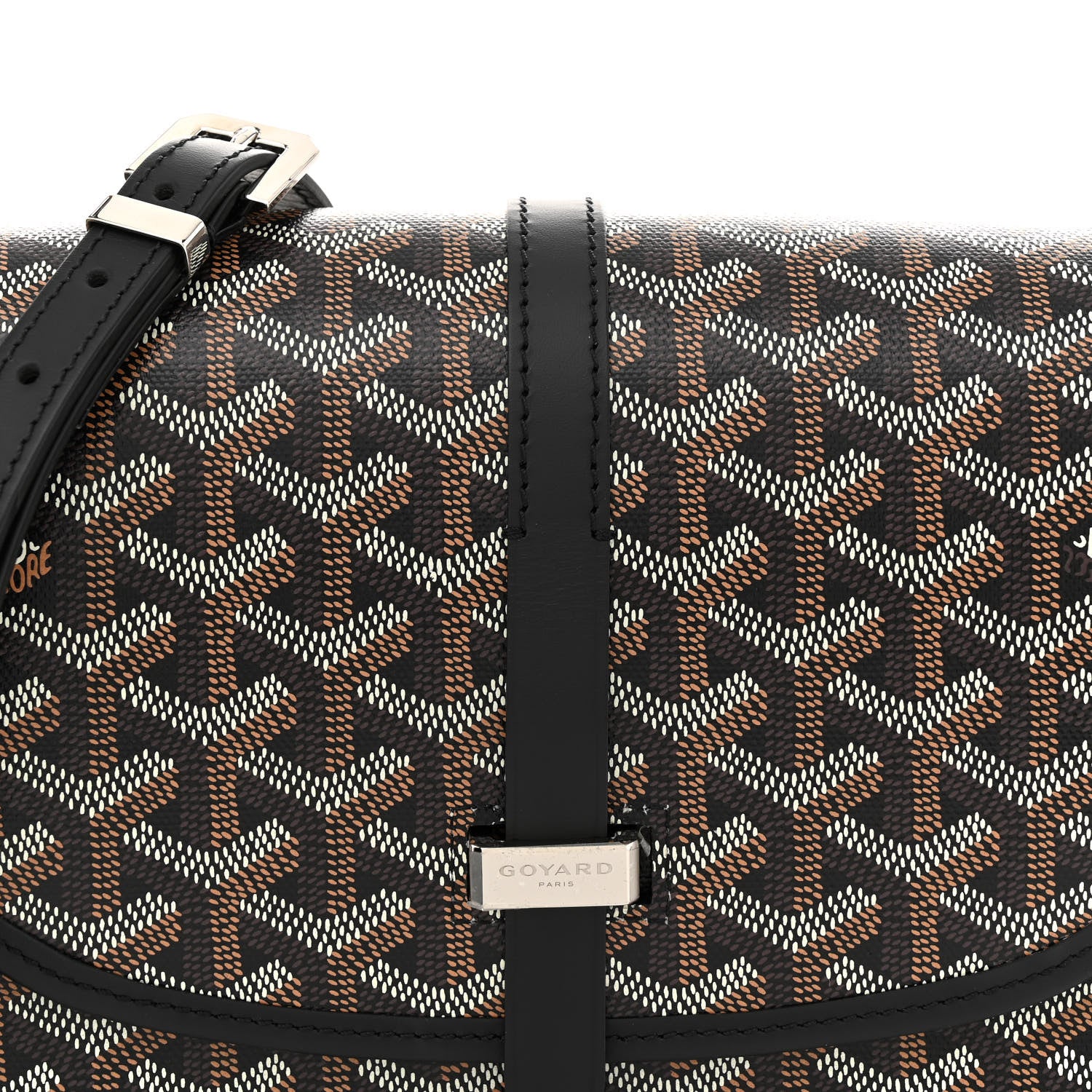 Goyard Goyardine Belvedere II PM Messenger Bag Black 7 of 11