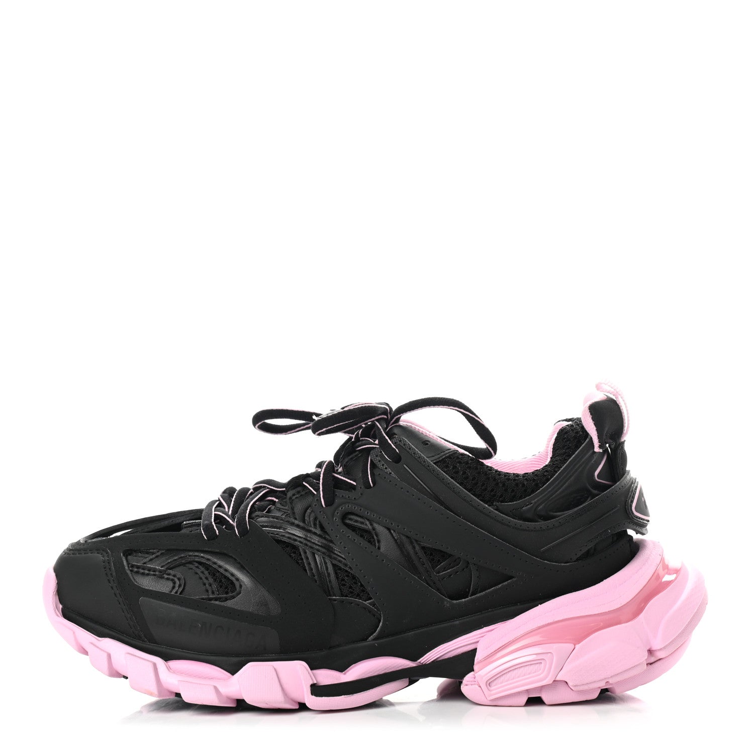 Balenciaga Mesh Nylon Bi-Color Womens Track Sneakers 36 Black Pink 1 of 7