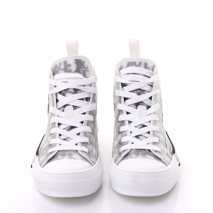 Christian Dior Technical Canvas Oblique B23 Sneaker 35 White Black 2 of 10