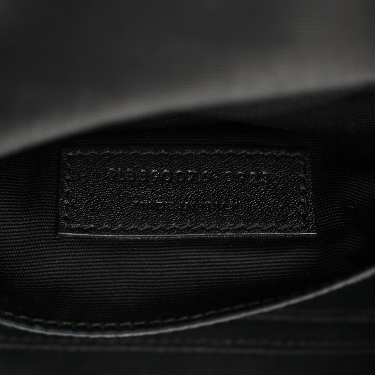 Canvas Monogram Belt Bag Black