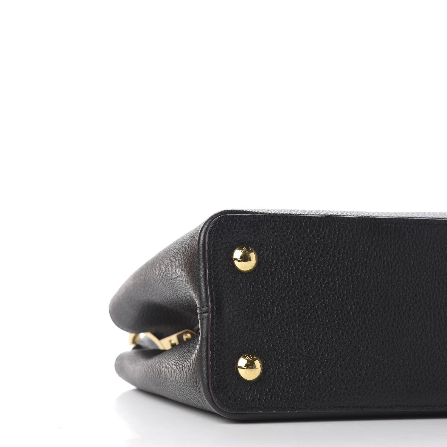 Louis Vuitton Taurillon Capucines PM Black 7 of 13