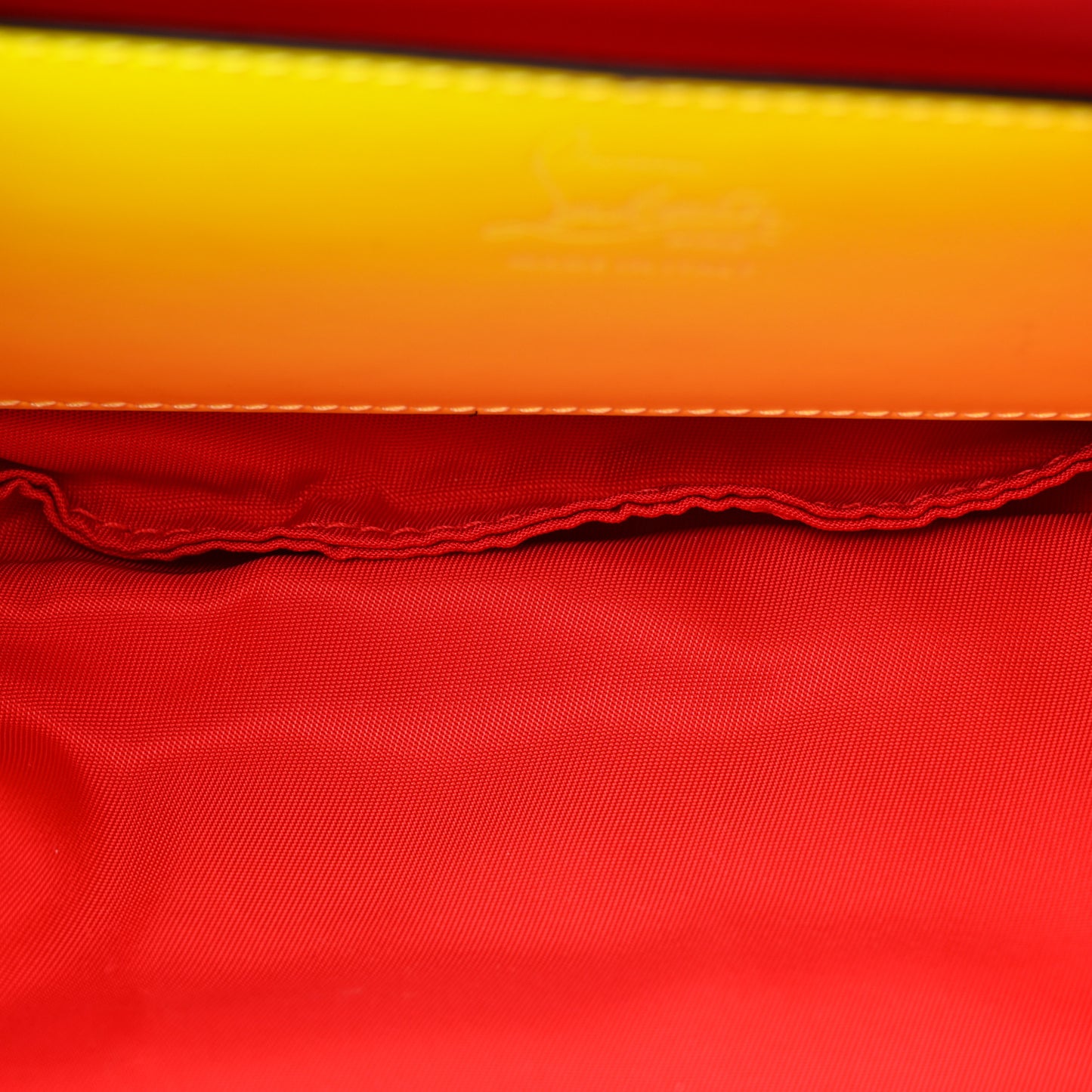 Calfskin Spiked ParisnycBelt Bag Fluo Yellow