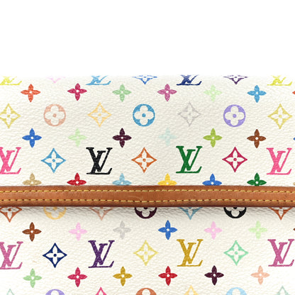 Louis Vuitton Monogram Multicolor Porte Tresor International Wallet White 7 of 10