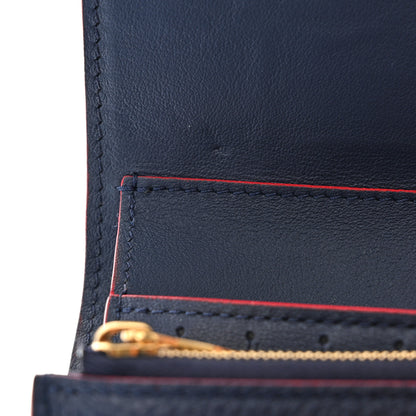 Louis Vuitton Taurillon Capucines Compact Wallet Marine Rouge 9 of 9