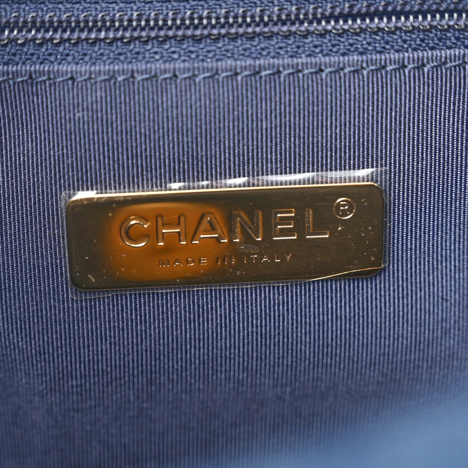 Chanel Denim Quilted Medium Chanel 19 Flap Blue 6 of 10