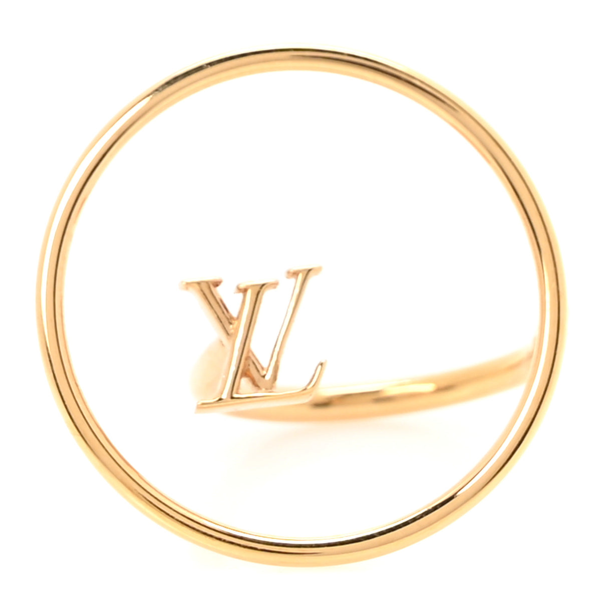 Louis Vuitton Metal LV Berg Eclipse Ring S Gold 1 of 4
