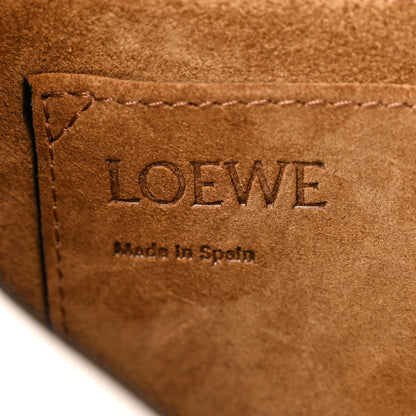 Loewe Calfskin Small Gate Crossbody Bag Khaki Green Soft White 6 of 10