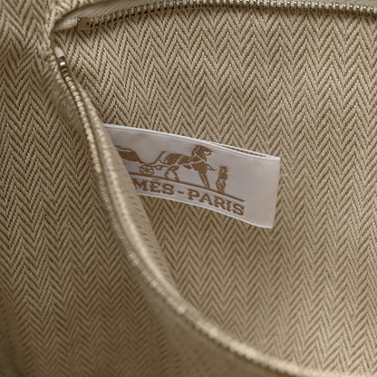 Hermes Canvas Barenia Fourbi 25 MM Pouch Naturel Fauve 7 of 8