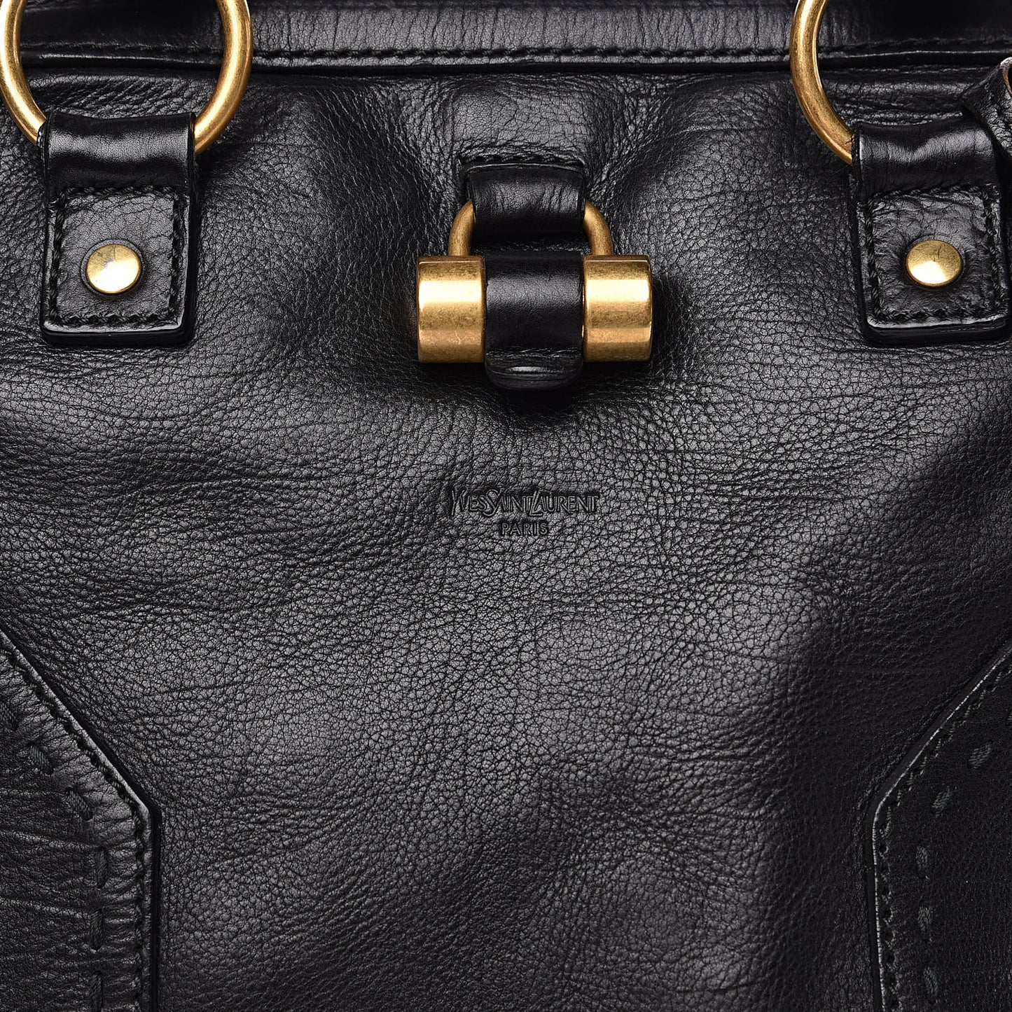 Calfskin Oversized Muse Black