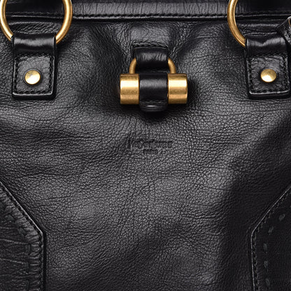 Saint Laurent Calfskin Oversized Muse Black 13 of 14
