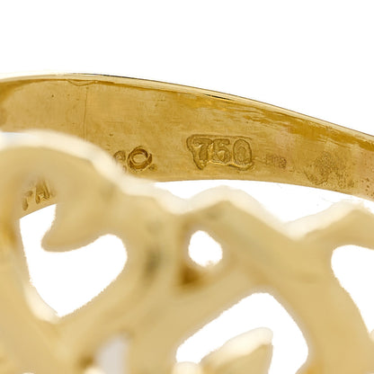 Tiffany 18K Yellow Gold Paloma Picasso Loving Heart Ring 49 5 5 of 5