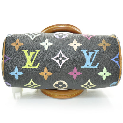 Louis Vuitton Monogram Multicolor Mini Sac HL Speedy Black 4 of 7