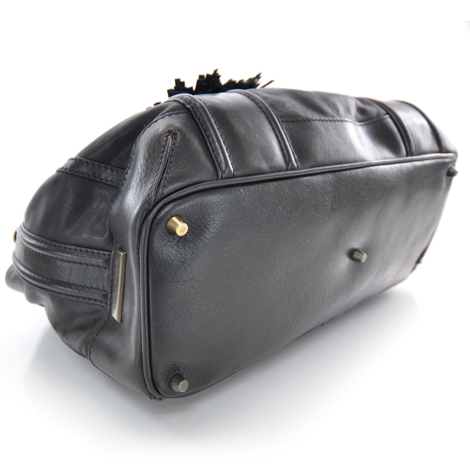 Burberry Leather Large Collins Tote Black 4 of 10
