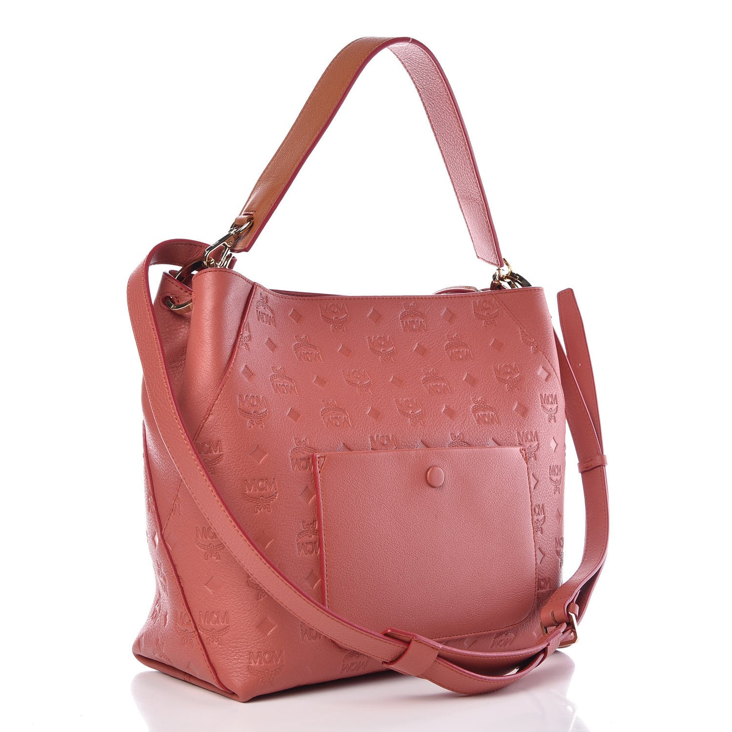 Grained Calfskin Medium Klara Hobo Cocoa