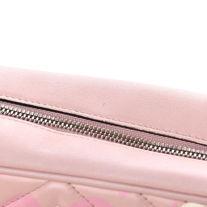 Gucci Calfskin Matelasse GucciGhost Medium GG Marmont Chain Shoulder Bag Perfect Pink Rosa Ivory 5 of 8