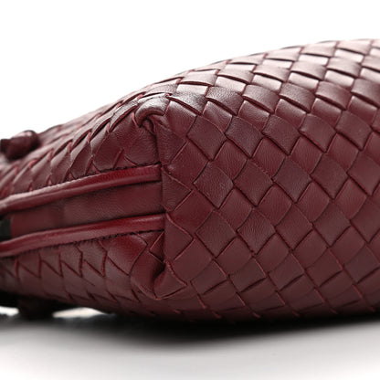 Bottega Veneta Nappa Intrecciato Pillow Crossbody Messenger Dark Red 8 of 9