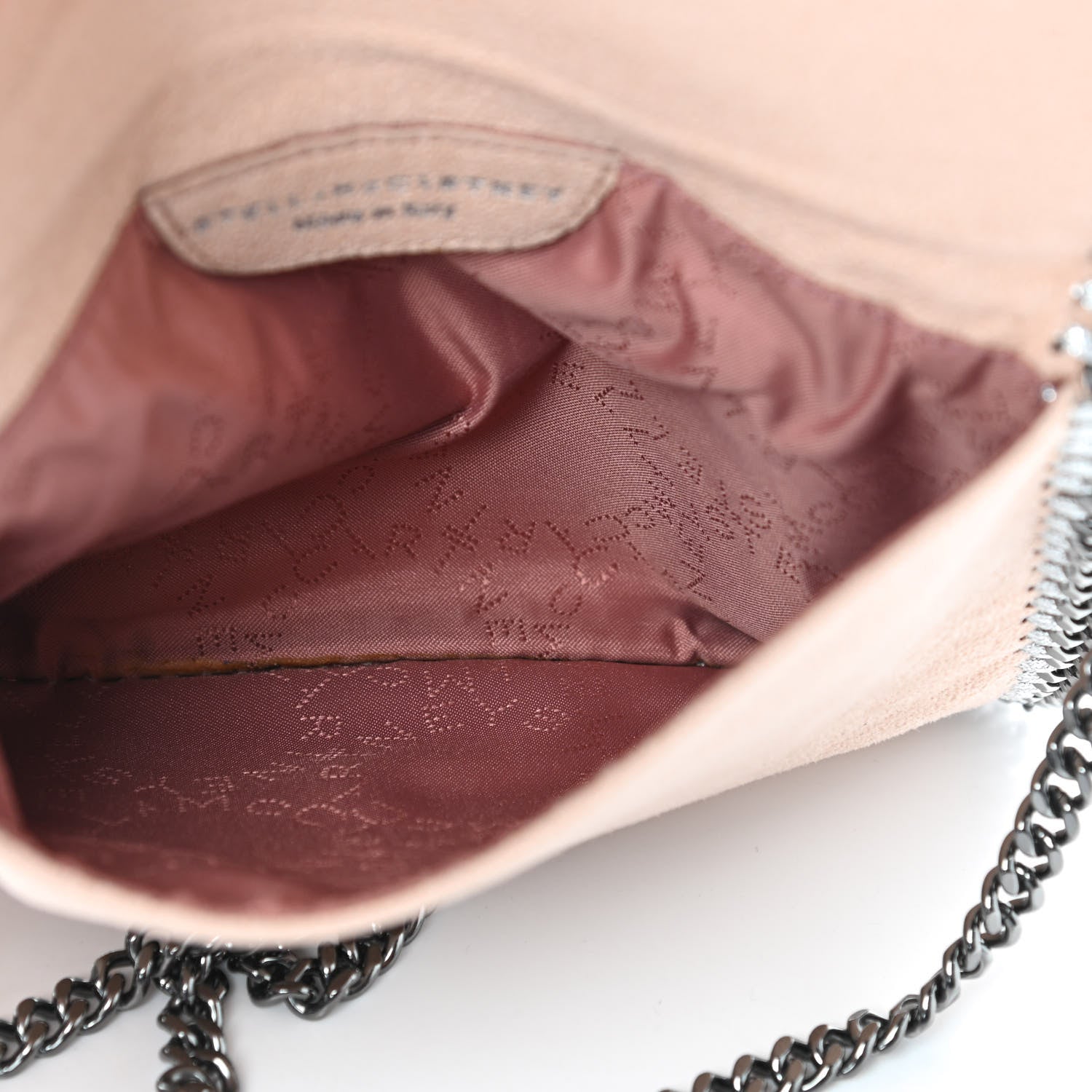 Stella McCartney Shaggy Deer Mini Falabella Crossbody Bag Powder 4 of 9