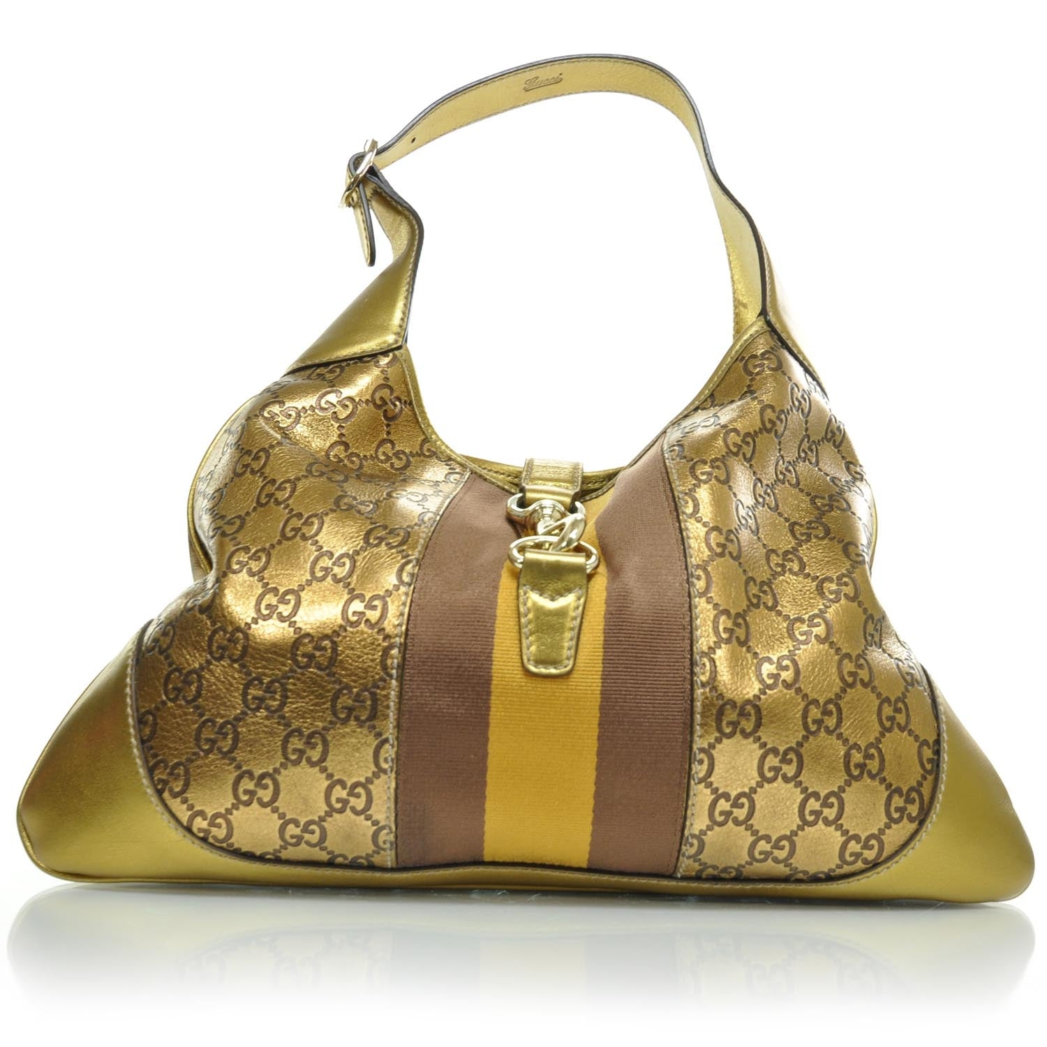 Gucci Guccissima Bouvier Web Hobo 1 of 9