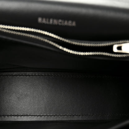 Balenciaga Paper Calfskin Small Crush Sling Bag Black 5 of 10