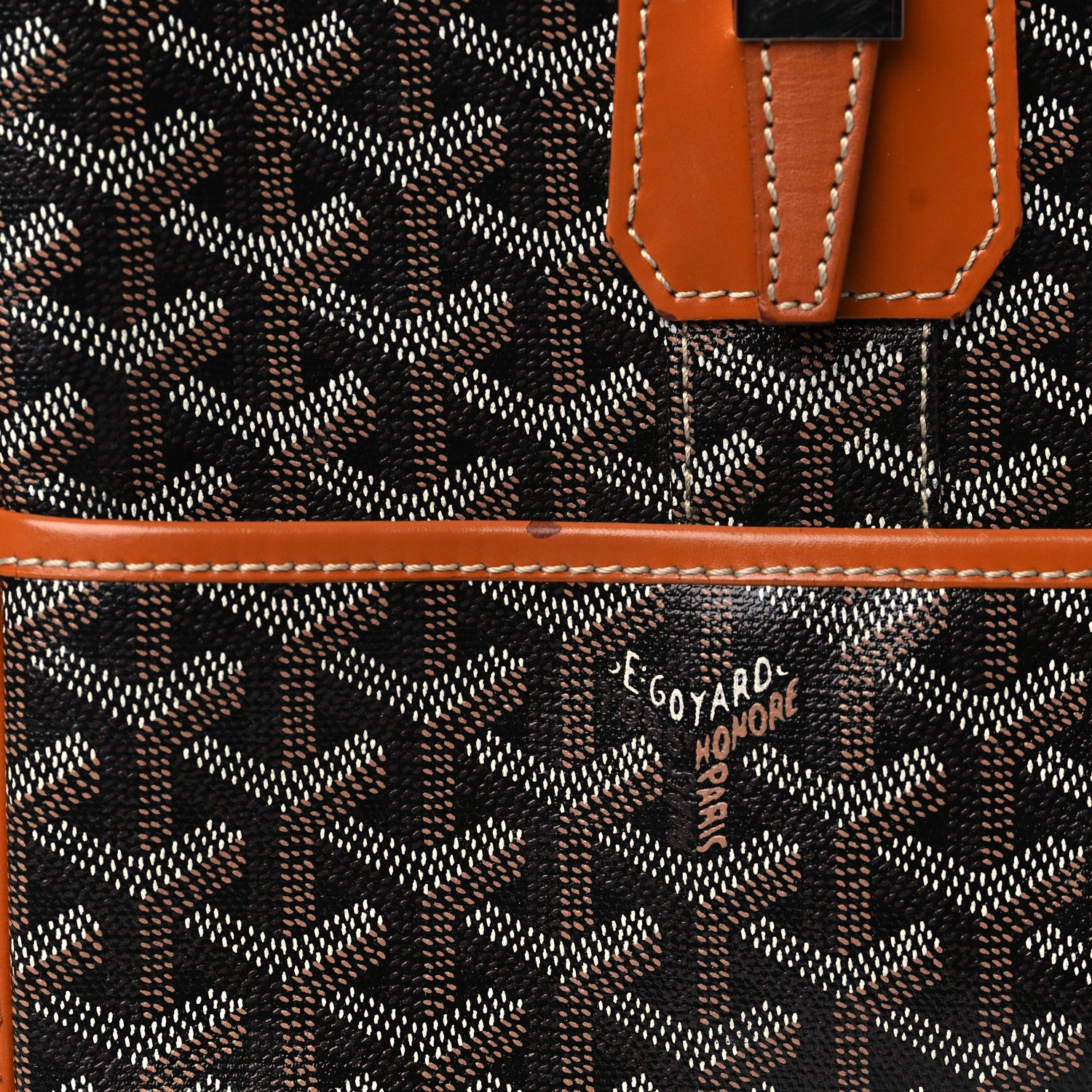 Goyard Goyardine Ambassade PM Briefcase Black Gold 13 of 19