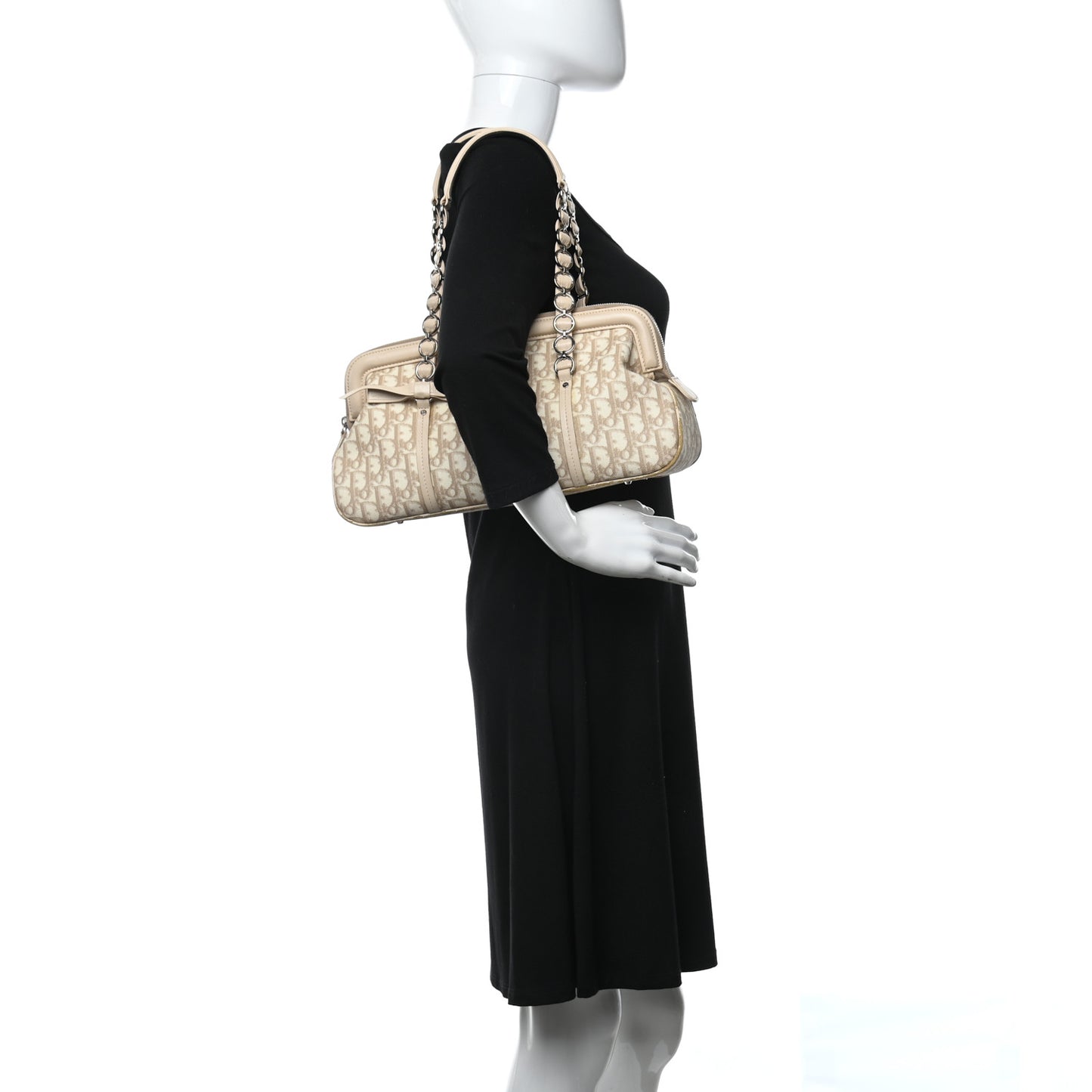 Monogram Romantique Shoulder Bag Beige