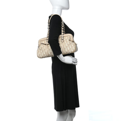 Christian Dior Monogram Romantique Shoulder Bag Beige 2 of 10