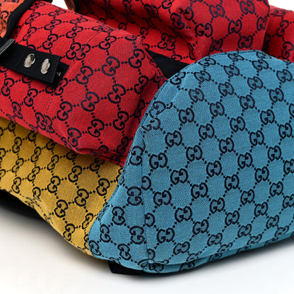 Gucci Monogram Multicolor Retro Interlocking G Utility Pocket Backpack Multicolor 7 of 8