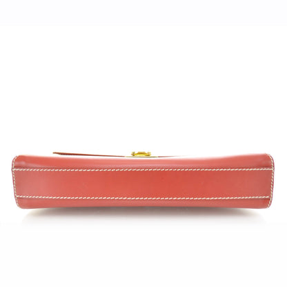 FASHIONPHILE SALVATOREFERRAGAMOLeatherGanciniShoulderBagRed 5 of 11