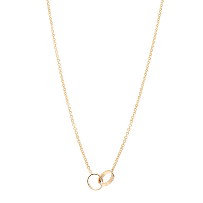 Cartier 18K Yellow Gold Interlocking LOVE Necklace 1 of 6