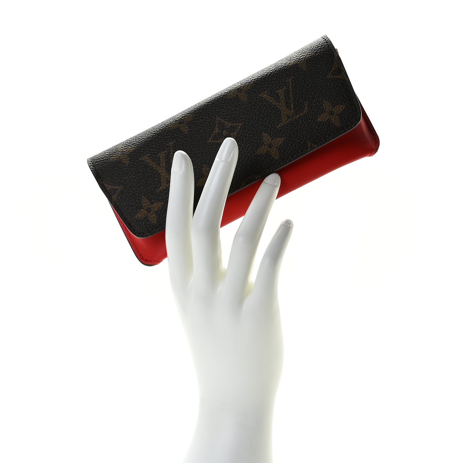 Louis Vuitton Monogram Woody Sunglass Case Rouge 2 of 9