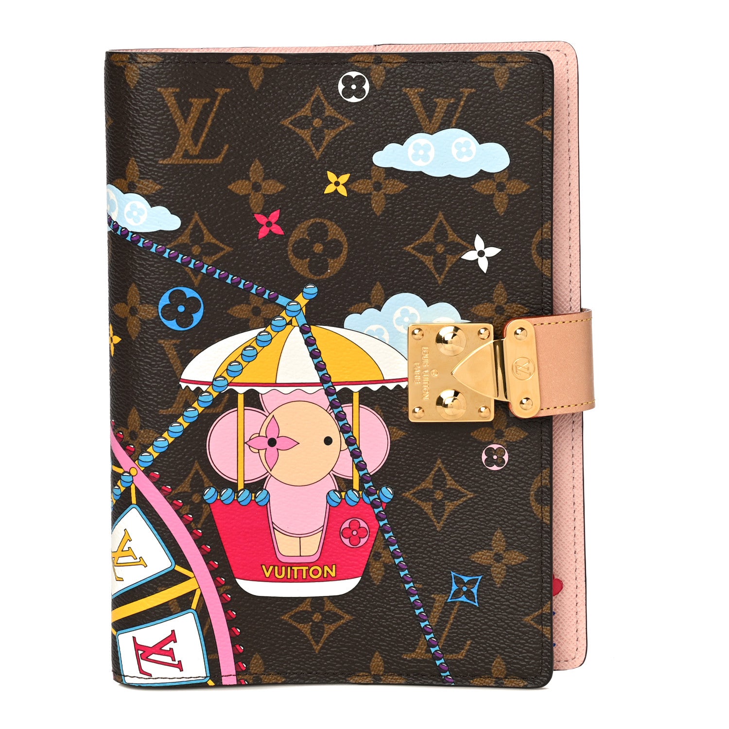 Louis Vuitton Monogram 2020 Christmas Animation Big Wheel Paul Notebook Cover 1 of 12