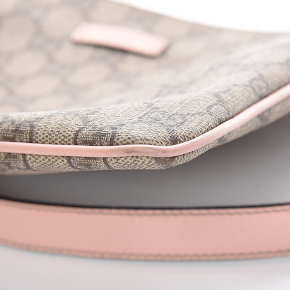 Gucci GG Supreme Monogram Small Flat Messenger Bag Light Pink 6 of 16