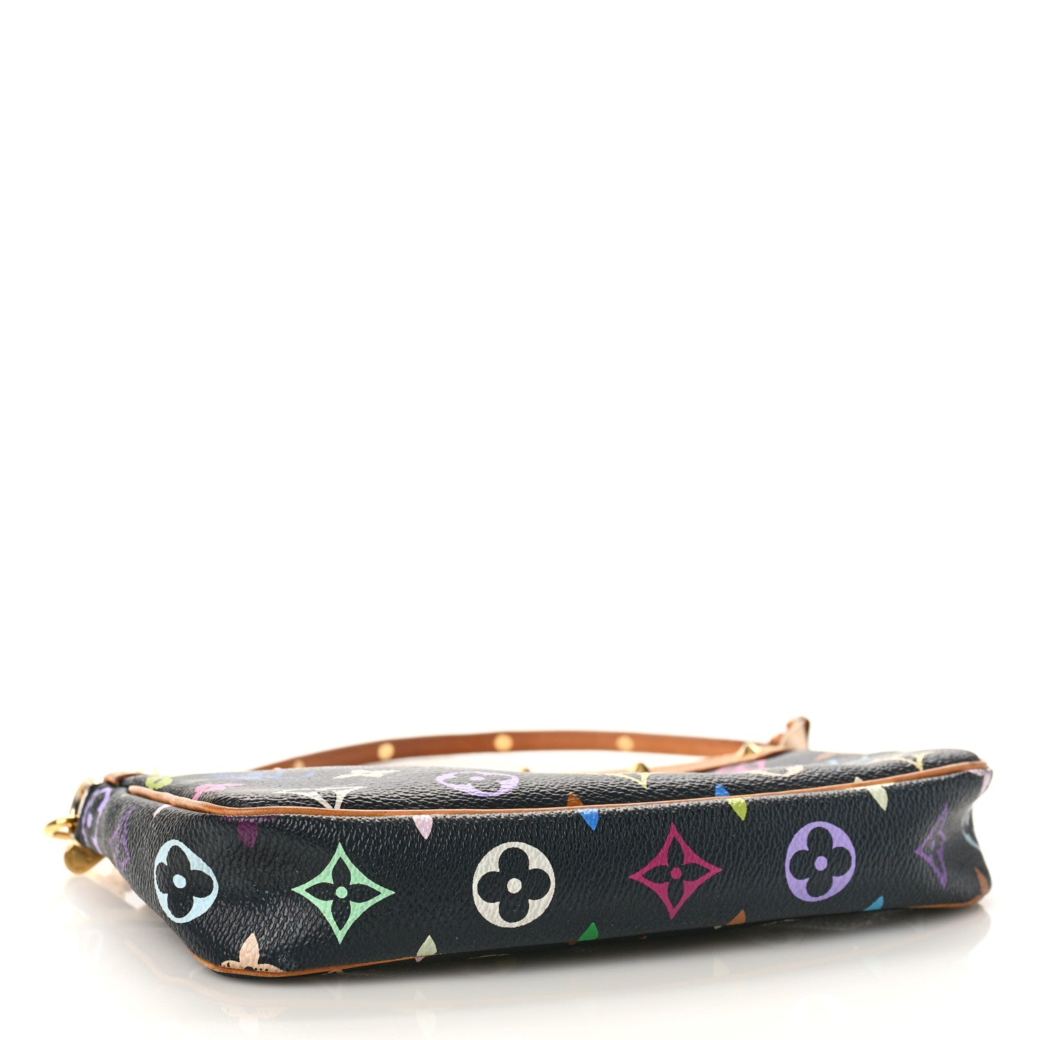 Louis Vuitton Monogram Multicolor Pochette Accessories Black 4 of 9