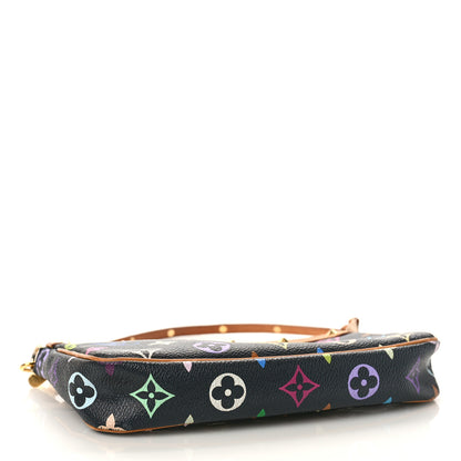 Louis Vuitton Monogram Multicolor Pochette Accessories Black 4 of 9