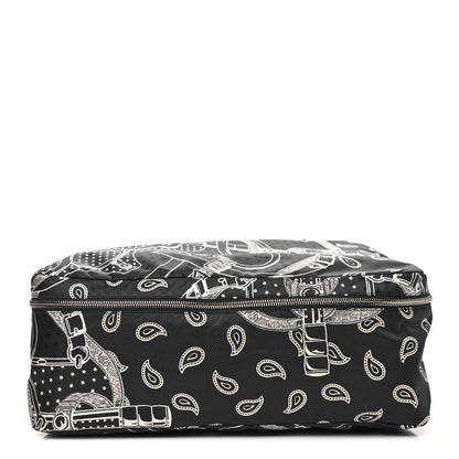 Hermes Silk Eperon d'Or Bandana Travelsilk PM Cube Bleu Nuit Fauve 1 of 11