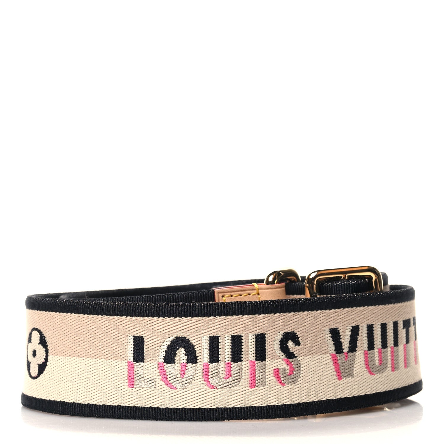 Louis Vuitton Jacquard Speedy Bandouliere 20 Shoulder Strap Black 2 of 3