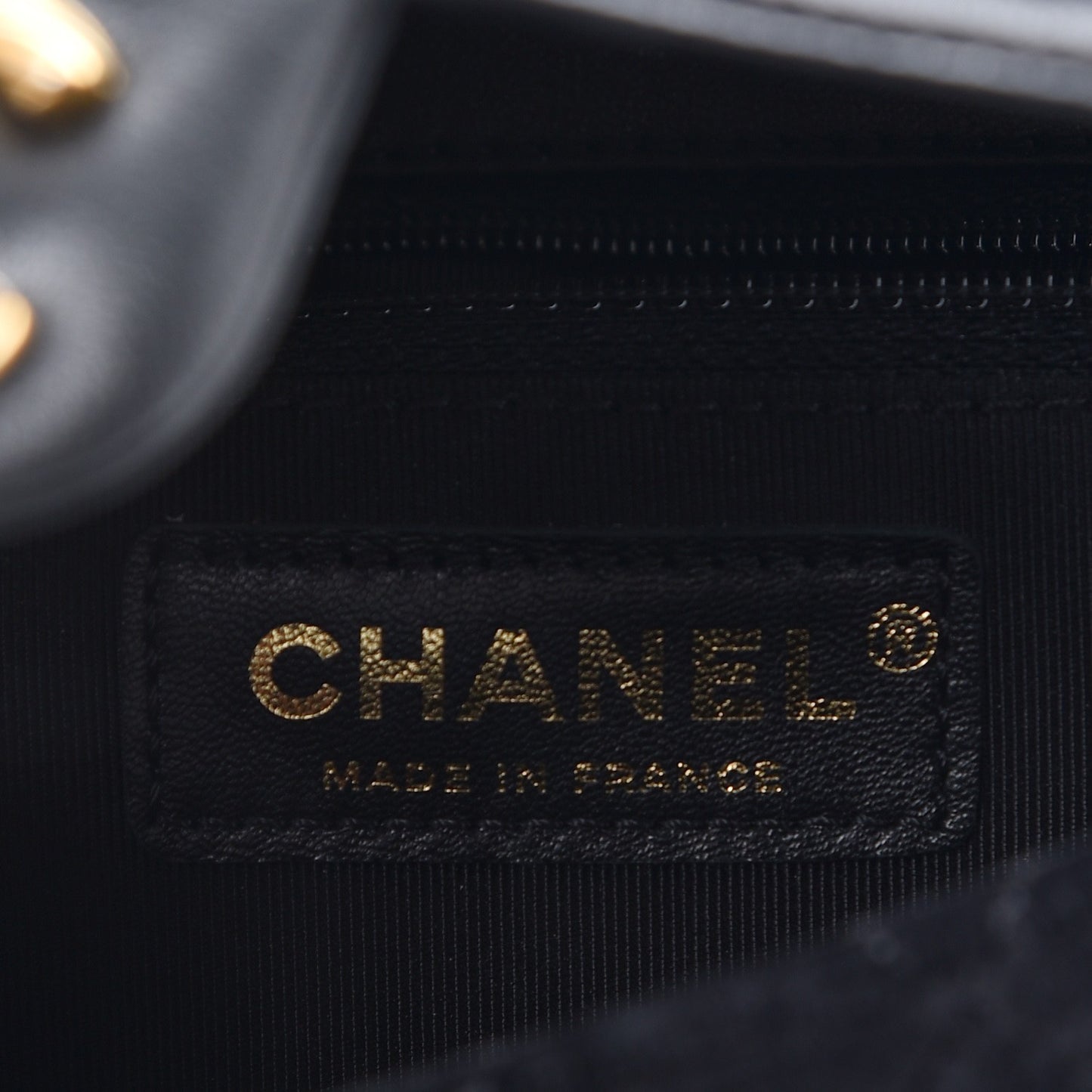 Metallic Lambskin Velvet Quilted Small Flap Black