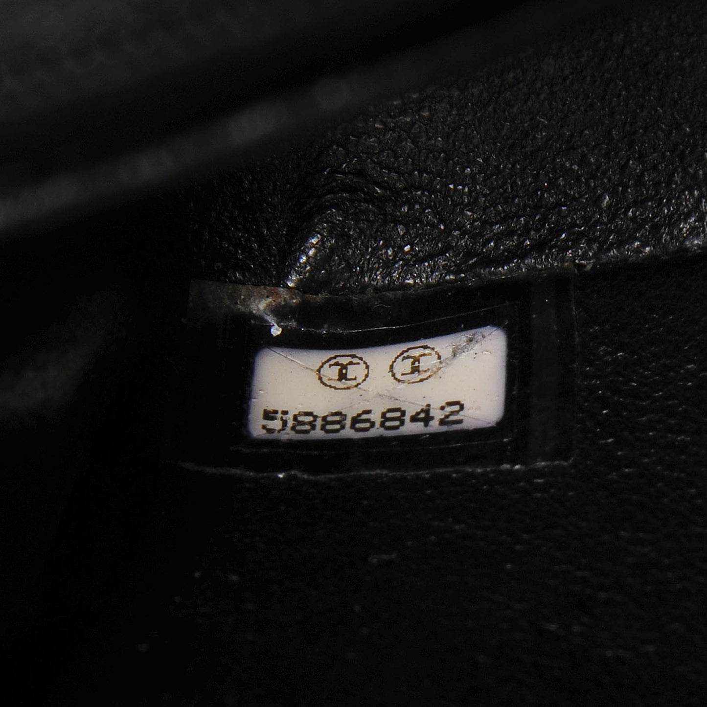 Caviar Quilted Mini Square Flap Black