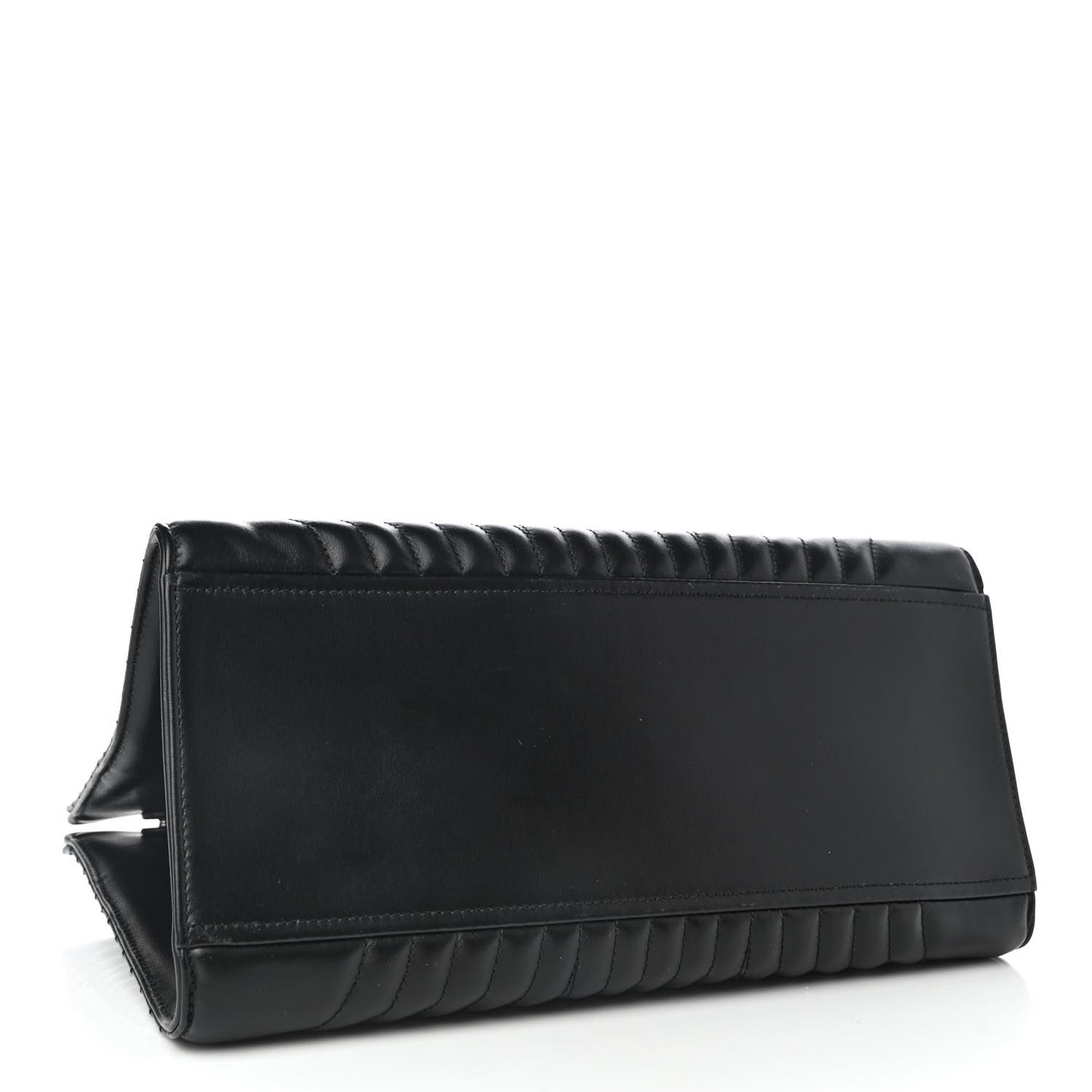 Soft Calfskin Impunture Diagramme Tote Black