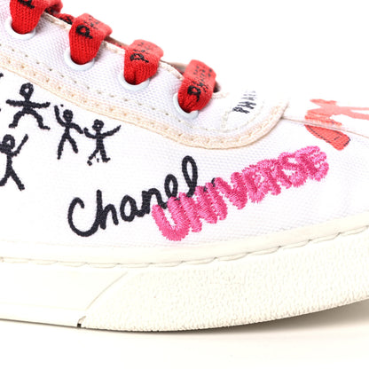 Chanel x Pharrell Williams Calfskin Womens Sneakers 38 White 10 of 11
