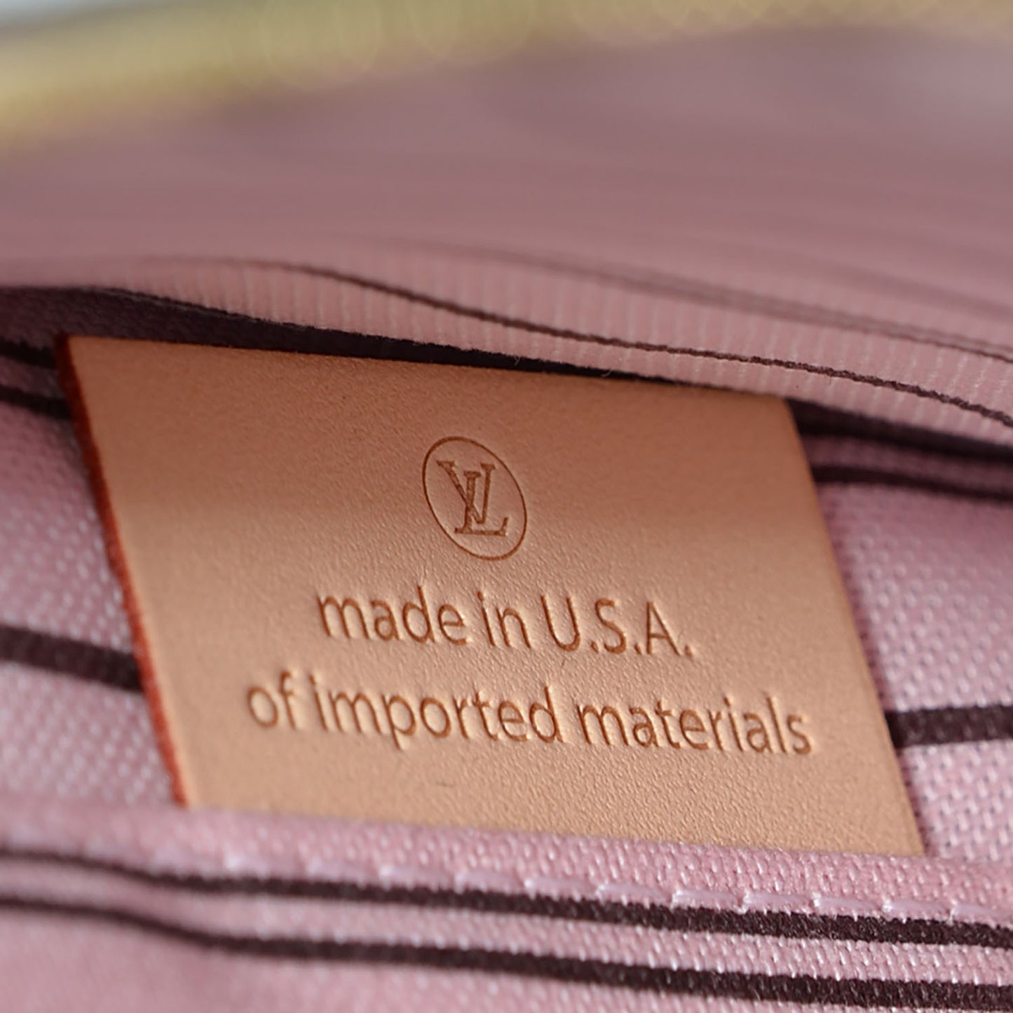 Monogram Neverfull MM GM Pochette Rose Ballerine